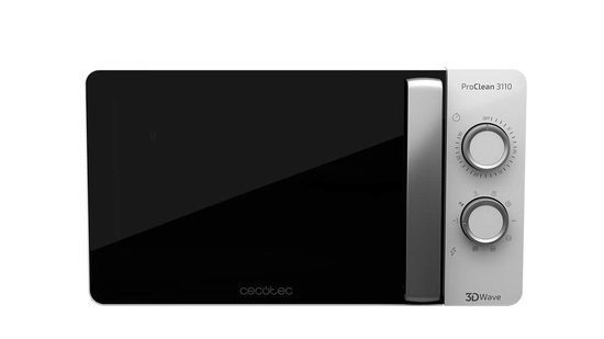 Cecotec 01523 magnetron Aanrecht solo-magnetron met grill 20 l 700 W Zwart, Wit