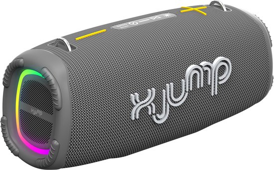 X JUMP XJ 200 Draadloze stereoluidspreker Grijs 90 W