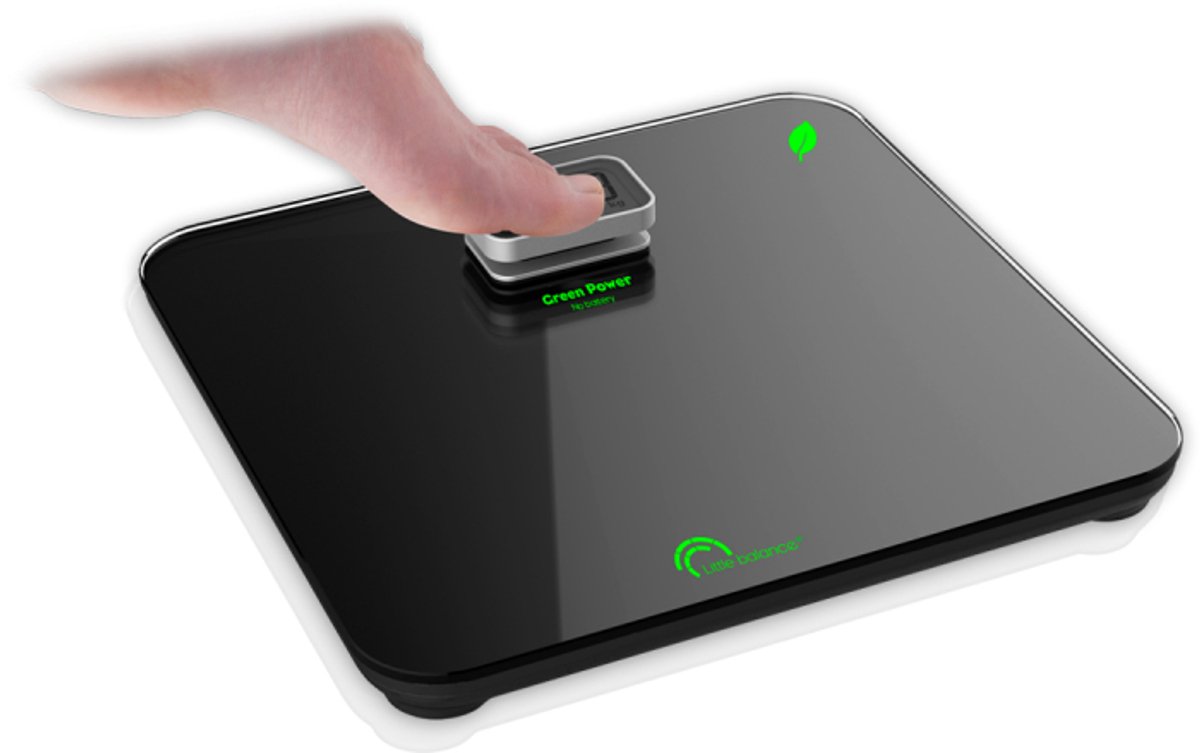 Digitale Personenweegschaal Little Balance Kinetic Premium Zwart 180 kg