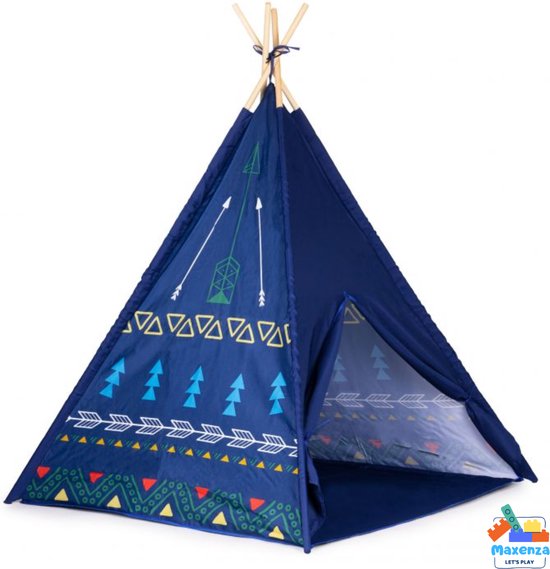 kompas waarschijnlijkheid Sijpelen Maxenza Let's Play 8179 Indianen - Tipi Wigwam Tent voor Kinderen - Tipi  tent - Tipi... | bol.com
