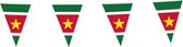Vlaggenlijn Suriname - 10 Meter Suriname - Surinaamse vlag decoratie - Surinaamse versiering vlaggetjes - Per stuk 10 meter vlaggenlijn