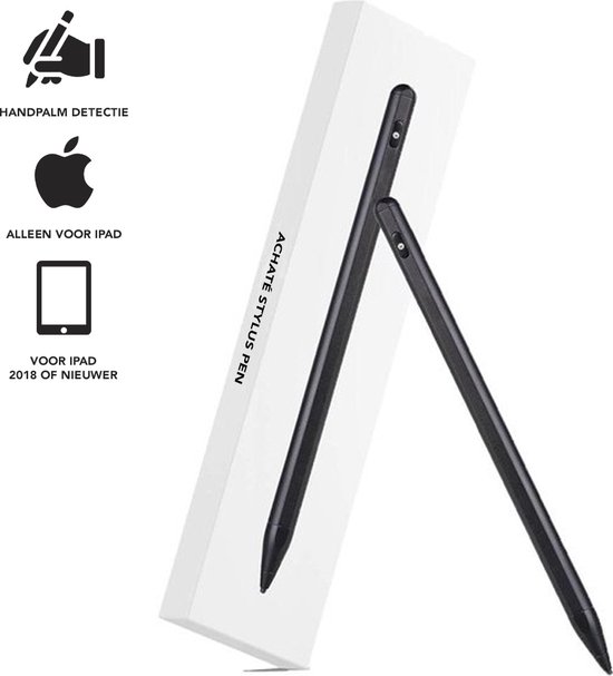 Achaté Stylet - Alternative Apple Pencil - Avec détection de la main - Pour  iPad... | bol.com