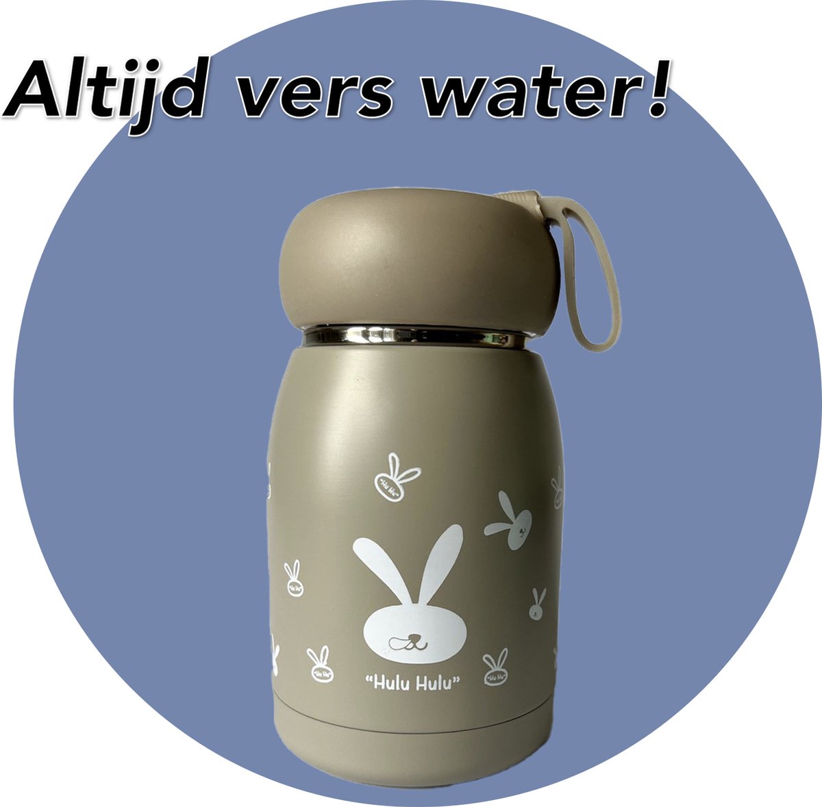 Afecto waterfles isolerend RVS thermosfles voor kinderen voor warme en/of koud dranken - 320mlAFECGO