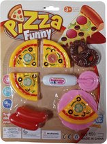 Speel set Funny Pizza - 9 delig - worst