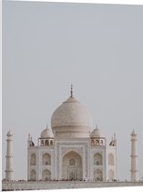PVC Schuimplaat - Taj Mahal - India - 75x100 cm Foto op PVC Schuimplaat (Met Ophangsysteem)