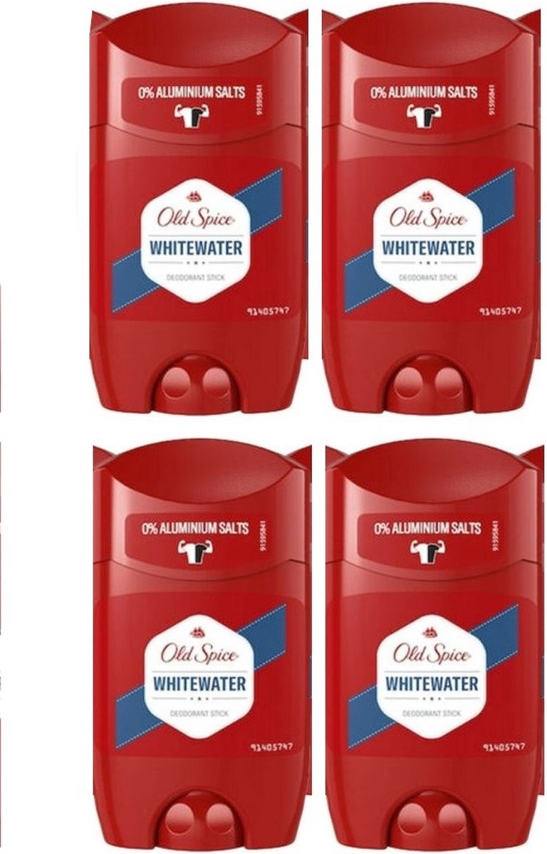 Goedkoopste Old Spice Whitewater Deo Stick 4 x 50 ml