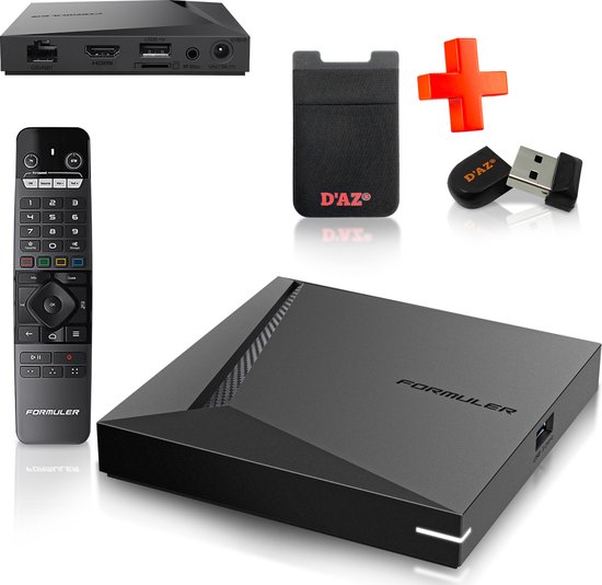 Formuler Z11 Pro Max + 16GB USB + D'AZ Kaarthouder - Ontvanger - Mediaplayer - IPTV box