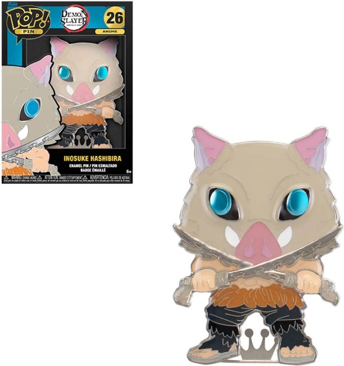 Pop! Pin: Demon Slayer - Inosuke Hashibira FUNKO