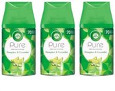 Air Wick Honeydew & Cucumber - Voordeelverpakking 3 x 250 ml