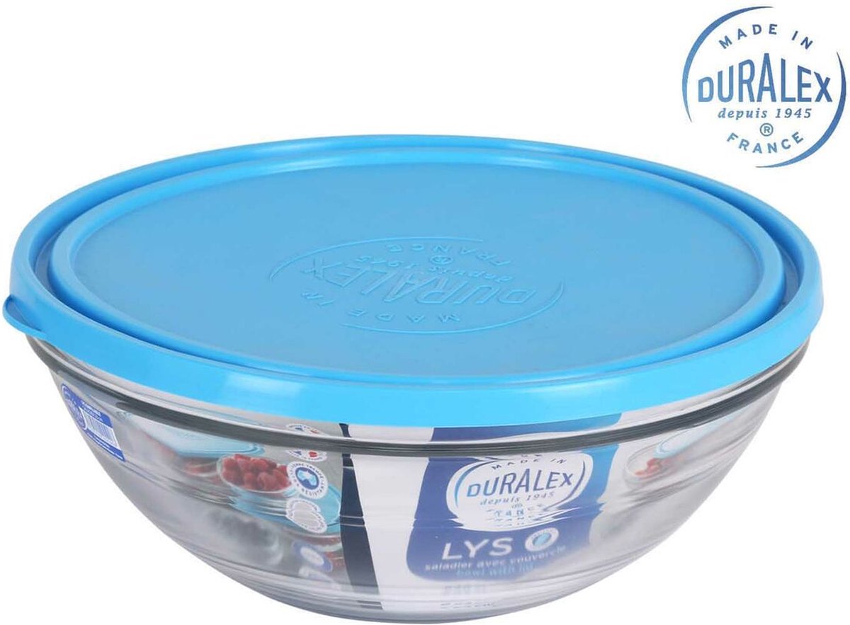 Hermetische Lunchtrommel Duralex Bol Red Freshbox Blauw (ø 23 x 9,3 cm) (2,4 L)