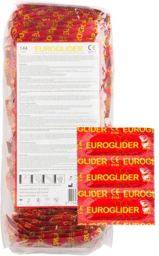 Euroglider condooms - 144 stuks - Best verkochte condoom in de professionele sector