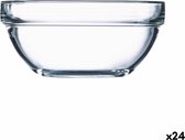 Kom Luminarc Transparant Glas (Ø 14 cm) (24 Stuks)