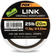 Fox Edges Link Crimpable Monofilament 20m - Maat : 25lb - 11.3kg