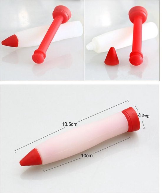 5 pièces Kit de Stylos de Décoration de gâteau Stylo de glaçage