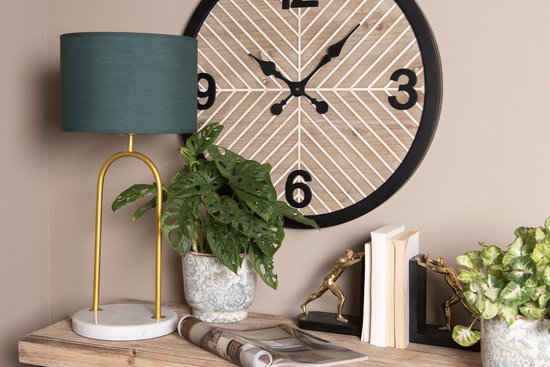 LW Collection Wandklok Levi brons grieks 60cm | Leen Bakker LW Collection Wandklok Levi brons grieks 60cm | Leen Bakker