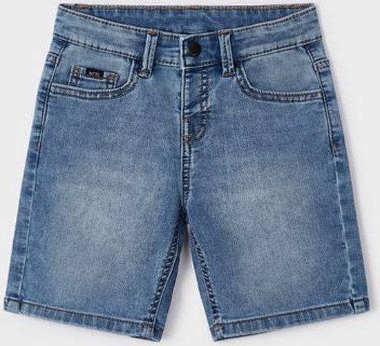 Jongens short soft denim - Medium