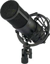 Microphone de studio USB Renkforce CU-4 avec fil Incl. câble, incl. valise, incl. support de choc
