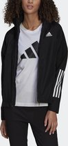 adidas Sportswear BSC 3-Stripes RAIN.RDY Jack - Dames - Zwart- 2XS