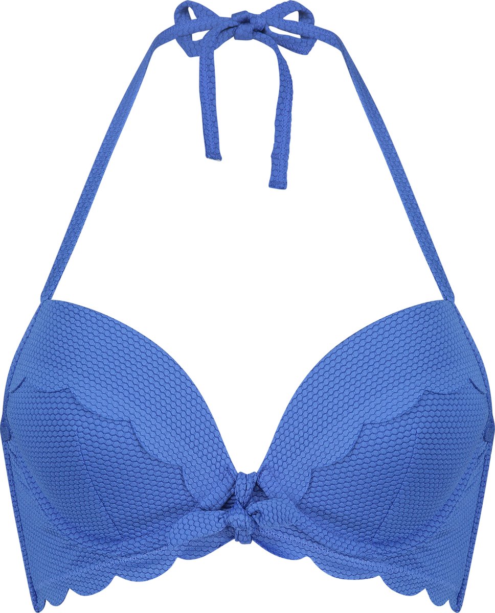 Hunkemoller Scallop padded bikinitopje Dames Bikinitopje clemantis blue