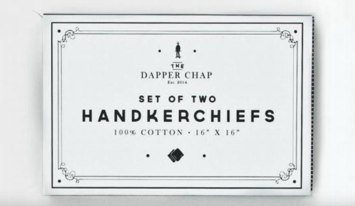 Goedkoopste CGB GIFTWARE THE DAPPER CHAP SET of TWO HANDKERCHIEFS 41cm x 41cm