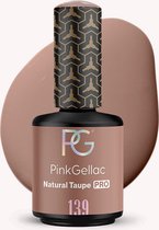Pink Gellac - Natural Taupe - Gellak - Vegan - Taupe - Glanzend - 15ml