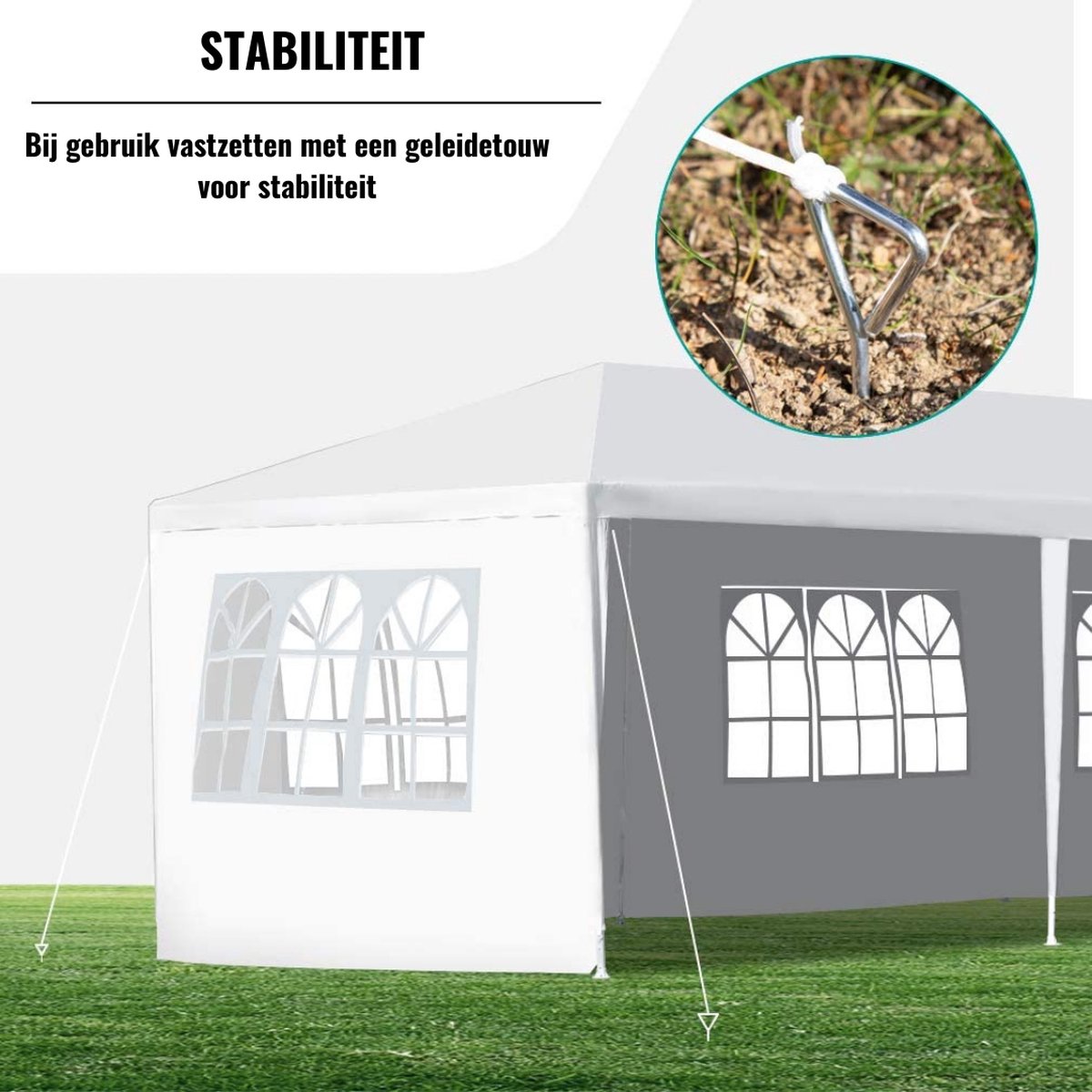 Paviljoen - Opvouwbaar - Inklapbaar - Groen