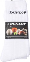 Dunlop Sportsokken Heren Wit - 3 paar - Maat 41 t/m 45