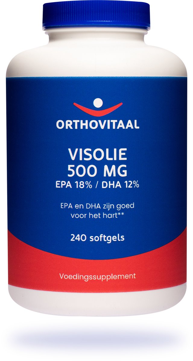 Goedkoopste Orthovitaal - Visolie 500 mg EPA 18 /DHA 12 - 240 softgels - Vetzuren - voedingssupplement