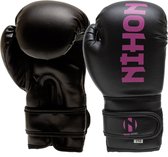 Gants de boxe Nihon enfant filles | noir-rose | 4 tailles - Taille du produit : 6 oz