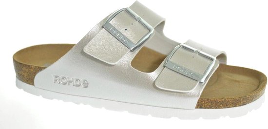 Rohde 5623 01 Dames Slippers - Zilver - 40