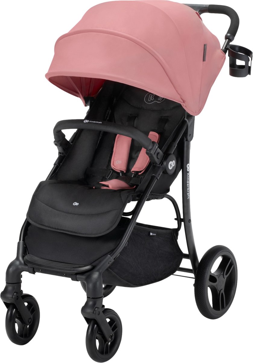 Kinderkraft Poussette INDY Légère et compacte - Couleur: Rose - Poussettes  - Achat & prix