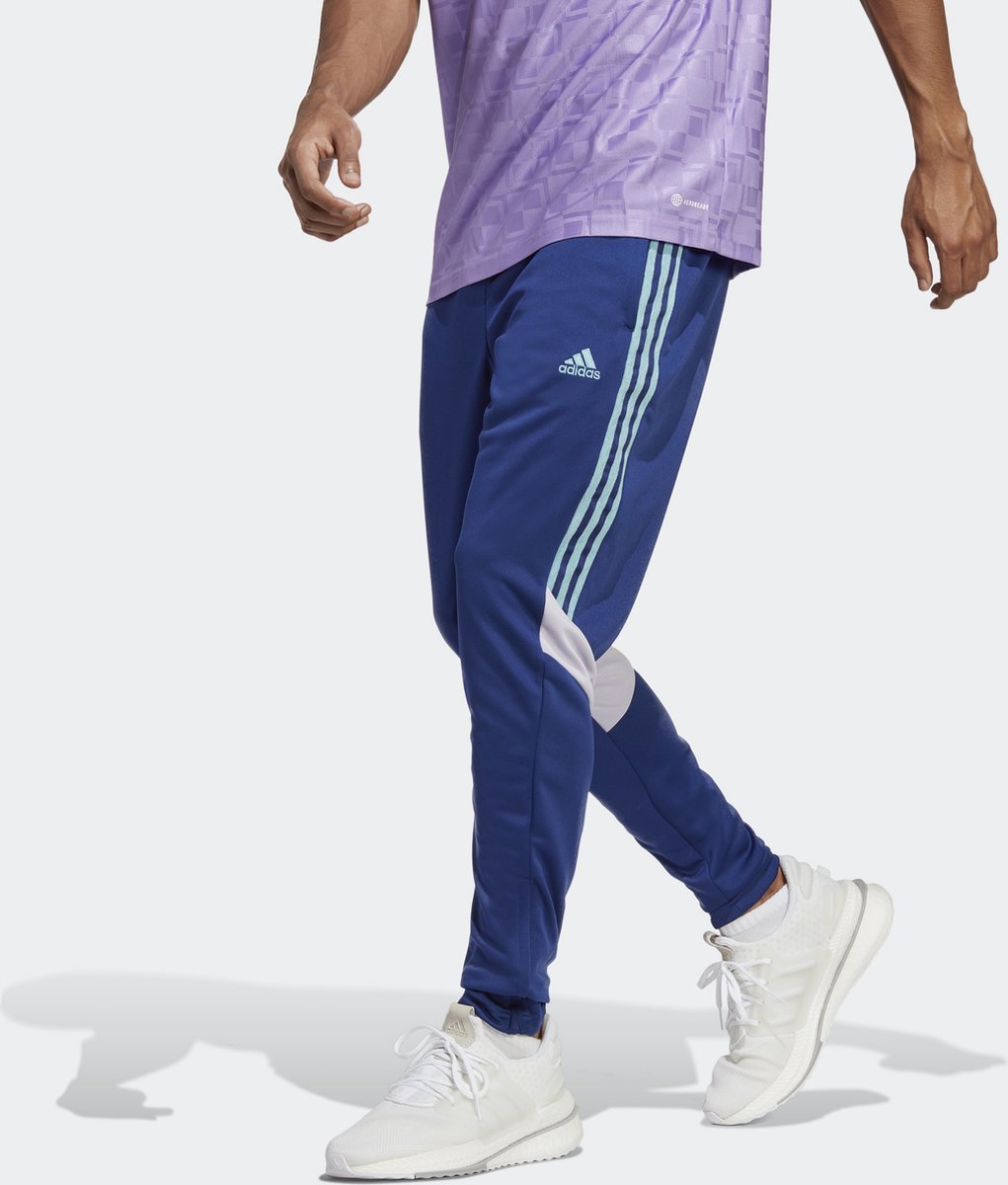 Adidas Pantalon pour Homme Essentials French Terry Tapered Cuff 3-Stripes  Bleu Bleu - Cdiscount Sport