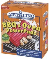 BBQ & Oven PowerPads - barbecue spons - barbecue reiniger - staalwol zeeppads - barbequereiniger