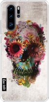 Casetastic Huawei P30 Pro Hoesje - Softcover Hoesje met Design - Skull 2 Print