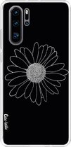 Casetastic Huawei P30 Pro Hoesje - Softcover Hoesje met Design - Daisy Black Print