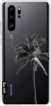 Casetastic Huawei P30 Pro Hoesje - Softcover Hoesje met Design - Palm Tree Transparent Print