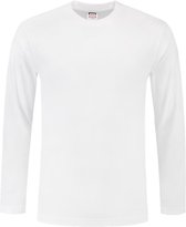 Tricorp t-shirt lange mouw - Casual - 101006 - wit - maat S