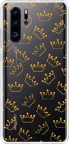 Casetastic Huawei P30 Pro Hoesje - Softcover Hoesje met Design - The Crown Print
