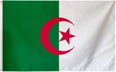 VlagDirect - Algerijnse vlag - Algerije vlag - 90 x 150 cm.