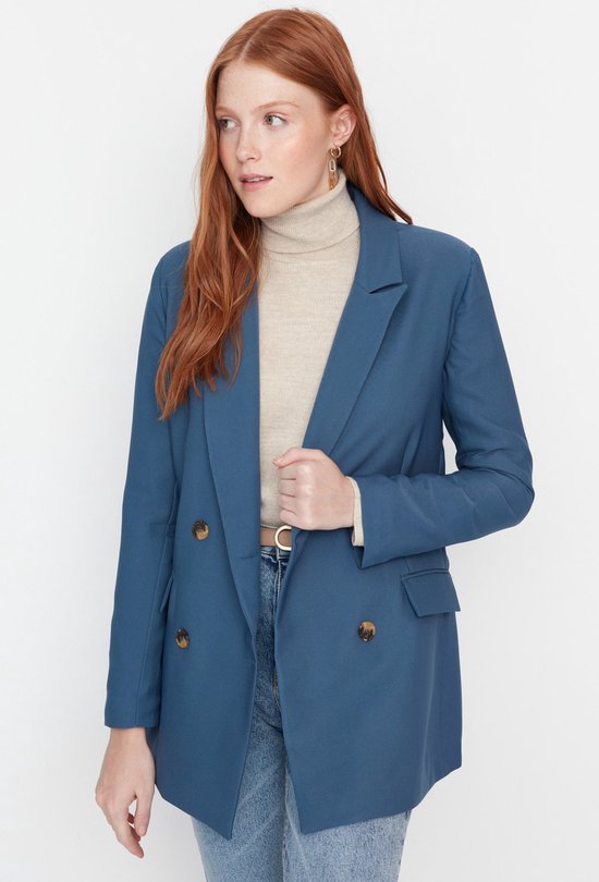 Belle Poque Damesgilet Vintage Mouwloos V-hals Dubbele Rij Knopen Zakdoekzoom Hesjes met Zakken, Zwart, XXL