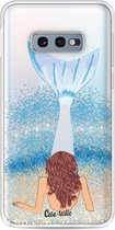 Casetastic Samsung Galaxy S10e Hoesje - Softcover Hoesje met Design - Mermaid Brunette Print