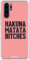 Casetastic Huawei P30 Pro Hoesje - Softcover Hoesje met Design - Hakuna Matata Bitches Print