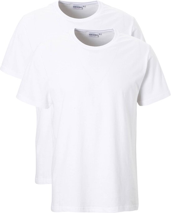 CECEBA Maverick American T-shirt (2-pack) - ronde hals - zwart - Maat 5XL