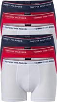 Tommy Hilfiger trunks (2x 3-pack) - heren boxers normale lengte - rood - wit en blauw -  Maat: L