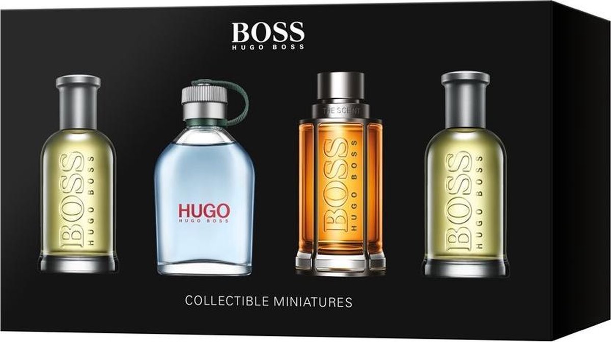 Hugo Boss Collectible Miniatures geschenkset 5 ml - 4 stuks | bol