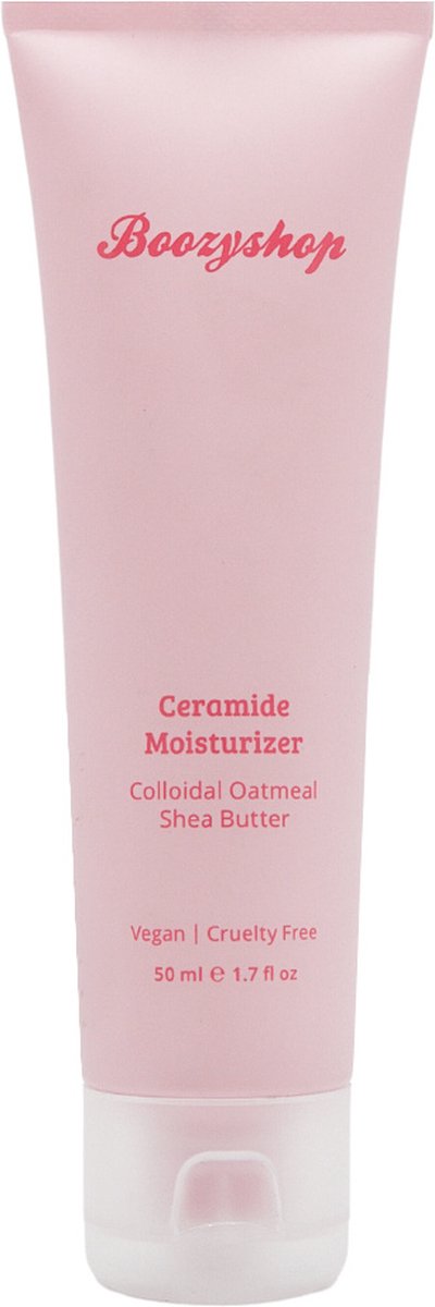 Goedkoopste Boozyshop ® Moisturizer Ceramide - Dagcreme 50 ml - Hydraterende Gezichtscrème - Voor Gevoelige en Droge Huid – Hydrateert en Beschermt Huid - Vegan