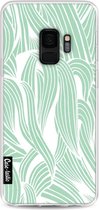 Casetastic Samsung Galaxy S9 Hoesje - Softcover Hoesje met Design - Seam Foam Organic Print Print
