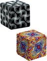 Afbeelding van het spelletje Shashibo - Magnetische Kubus - 3D Magnetic Cube - Magneten - Mix