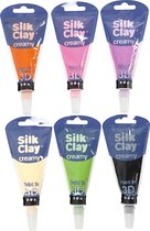 Silk Clay® Creamy , kleuren assorti, 6x35ml