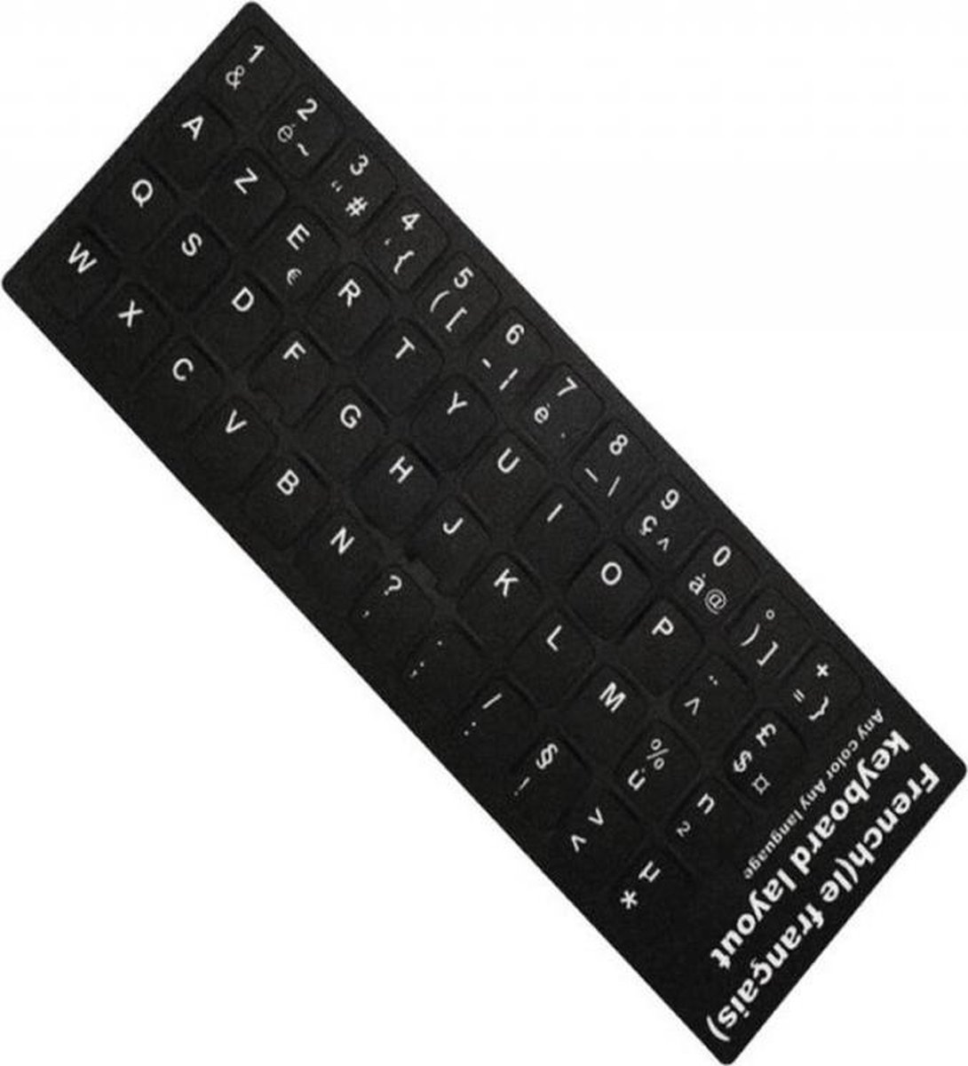 Axitech Notebook Keyboard Stickers Qwerty & Azerty - Belgium, New